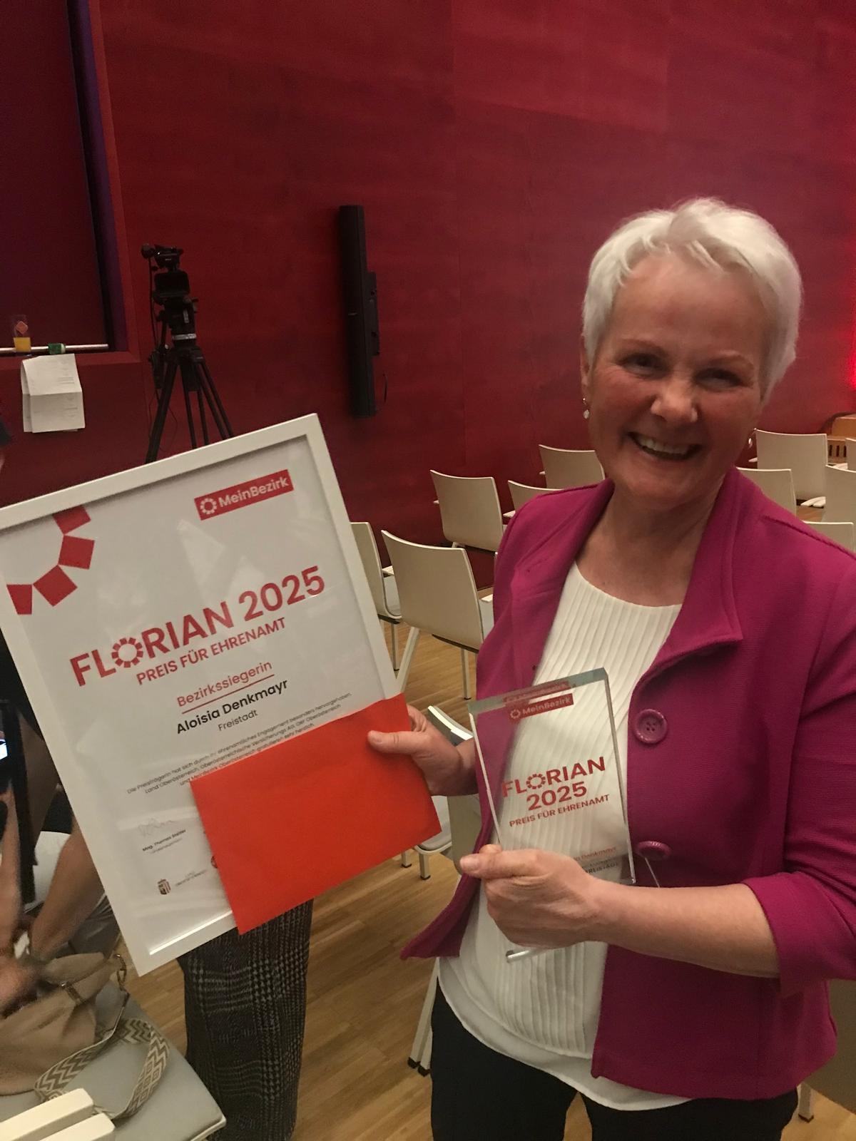 Aloisia Denkmayr aus der Pfarre Freistadt ist Bezirkssiegerin