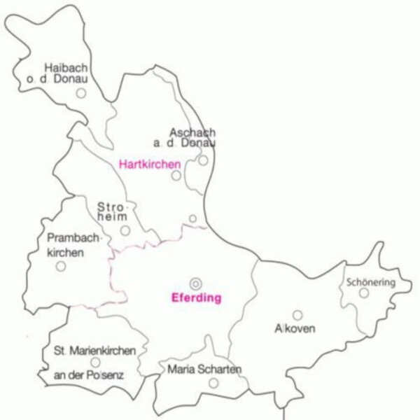 Pfarrgebiet Eferding / © Pfarrgemeinde Eferding Pfarrgebiet Eferding