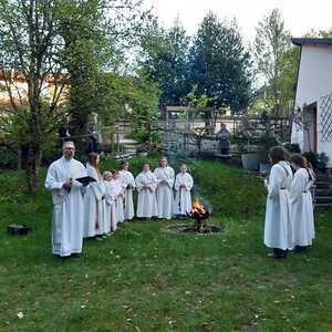 Osterfeuer im Klostergarten 2025
