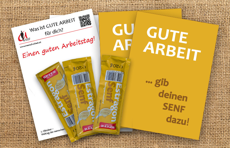 Karte und Give aways