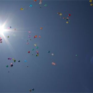 Luftballonstart