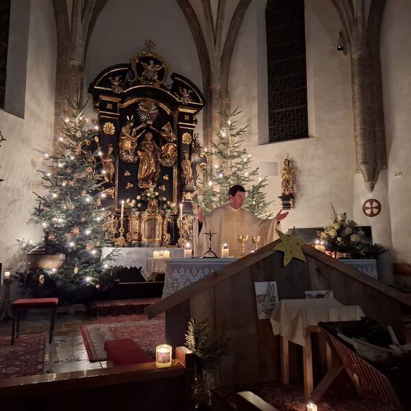 Streitwieser Christmette 2024 mit Kaplan Franziskus