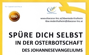 Einladungsflyer Fastenbesinnung